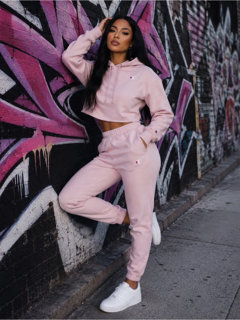 Champion Reverse Weave Hush Pink Sweatpants